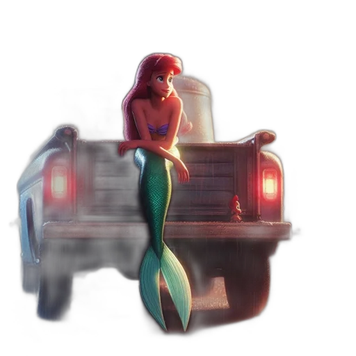 car, dress, concept art, watercolor transparent PNG cut-out