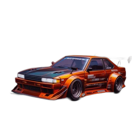 car, weapon, concept art, 3d render transparent PNG cut-out