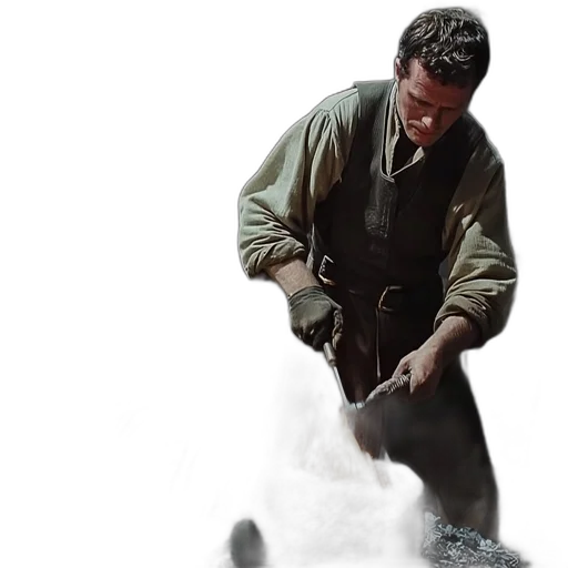 weapon, staff, jacket, sword transparent PNG cut-out