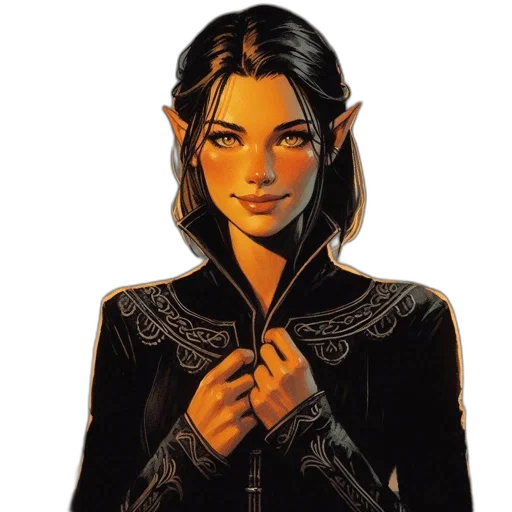 jacket, staff, face, jewelry transparent PNG cut-out