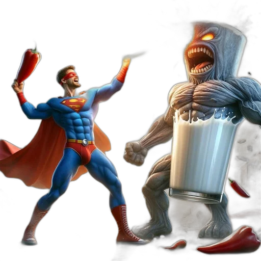 bottle, concept art, comic book art, 3d render transparent PNG cut-out