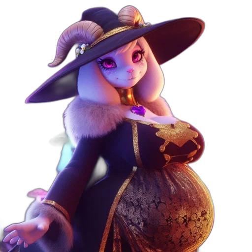 hat, staff, dress, weapon transparent PNG cut-out