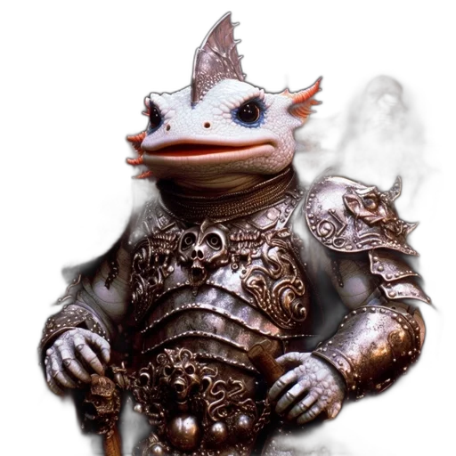 dragon, animal, creature, staff transparent PNG cut-out