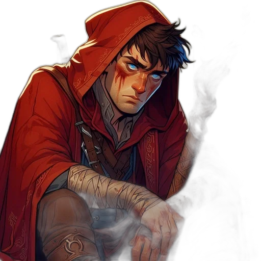 jacket, concept art, comic book art, fantasy art transparent PNG cut-out