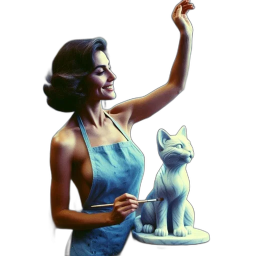 dress, jewelry, staff, concept art transparent PNG cut-out