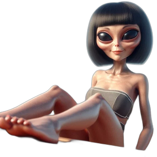 creature, dress, jewelry, robot transparent PNG cut-out