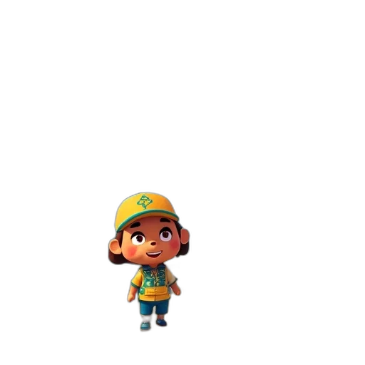 staff, hat, creature, animal transparent PNG cut-out