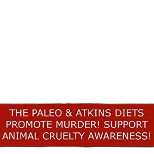 meat, murder, paleo, atkins transparent PNG cut-out