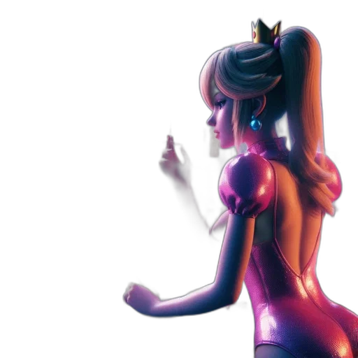 dress, robot, crown, concept art transparent PNG cut-out