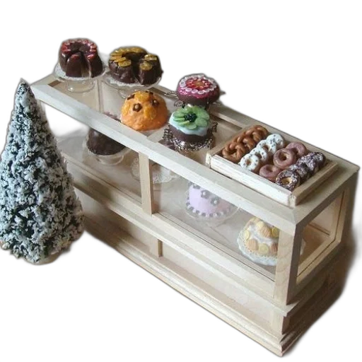 food, furniture, miniature, bakery transparent PNG cut-out