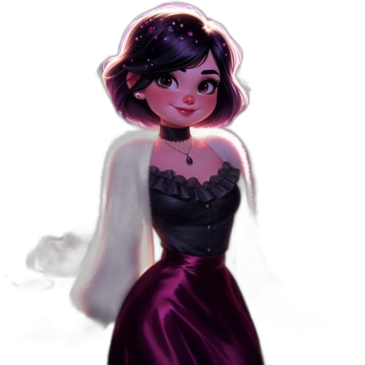 dress, crown, face, jewelry transparent PNG cut-out