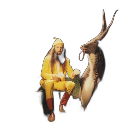 animal, creature, dragon, staff transparent PNG cut-out
