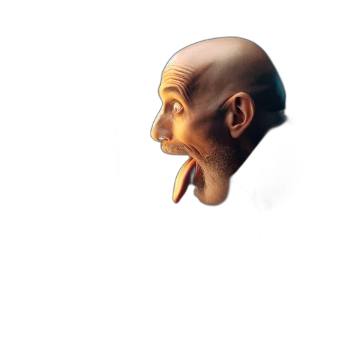 face, mask, creature, staff transparent PNG cut-out