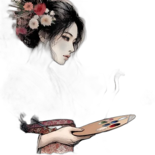 mask, staff, face, flower transparent PNG cut-out