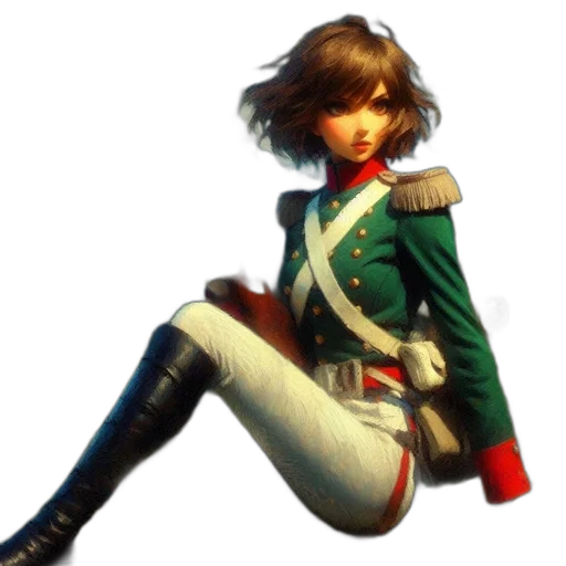 jacket, staff, weapon, concept art transparent PNG cut-out