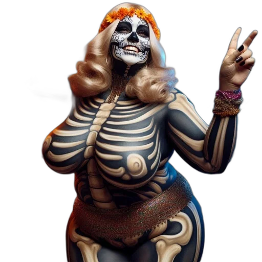 mask, concept art, 3d render, woman transparent PNG cut-out