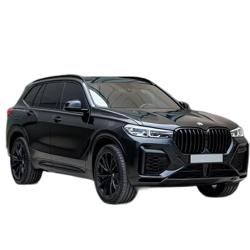 car, black, suv, parked transparent PNG cut-out