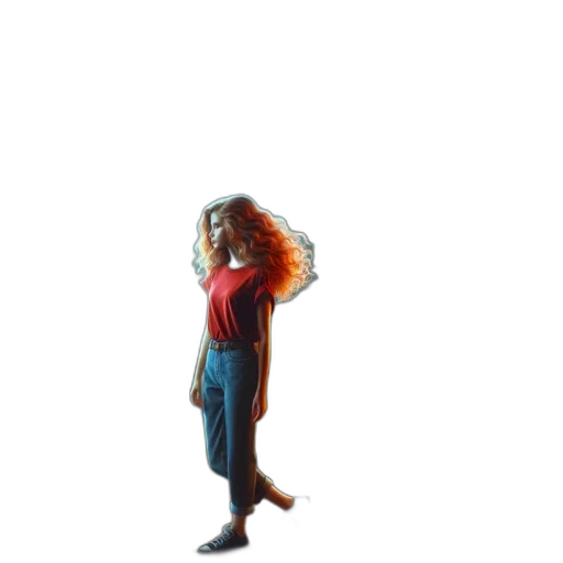 staff, hair, jacket, dress transparent PNG cut-out