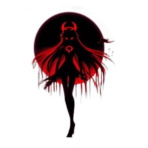 dress, staff, crown, creature transparent PNG cut-out