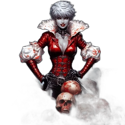 comic book art, concept art, fantasy art, photorealistic transparent PNG cut-out