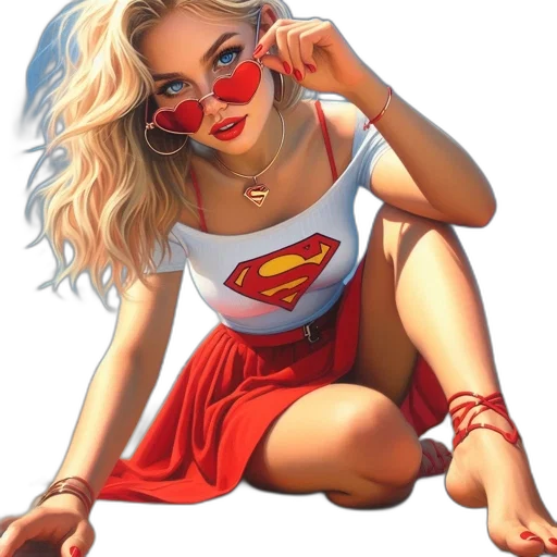 dress, jewelry, comic book art, photorealistic transparent PNG cut-out