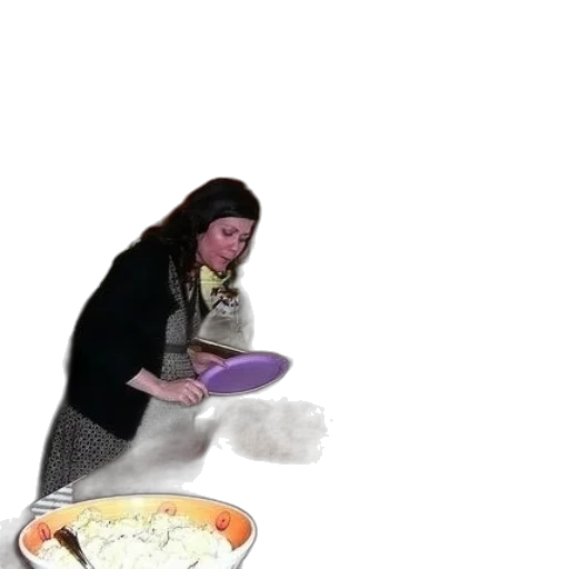 food, staff, jacket, creature transparent PNG cut-out