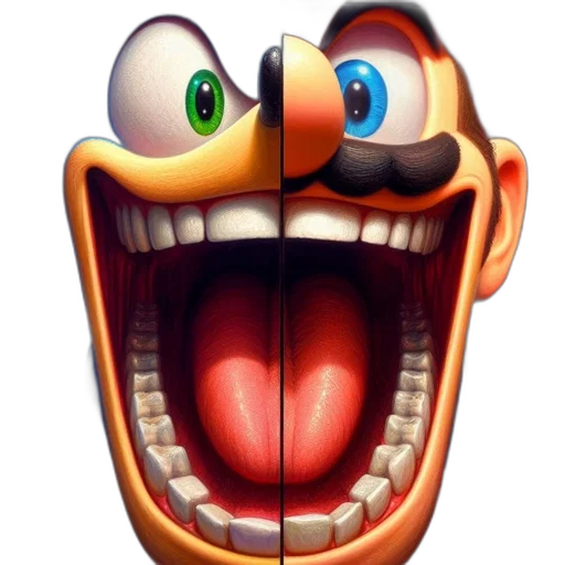face, mask, animal, creature transparent PNG cut-out