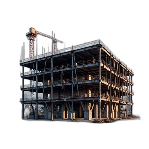building, furniture, 3d render, concept art transparent PNG cut-out