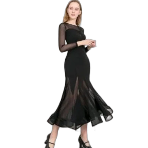 dress, shoes, jewelry, staff transparent PNG cut-out