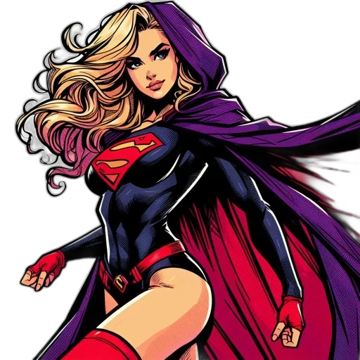 comic book art, concept art, cartoon, fantasy art transparent PNG cut-out