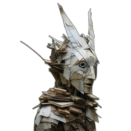 mask, dragon, robot, creature transparent PNG cut-out