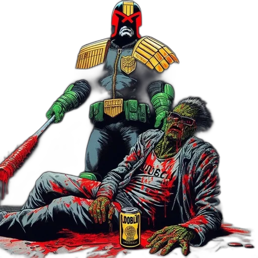 comic book art, concept art, cyberpunk, pixel art transparent PNG cut-out