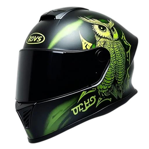 close-up, black, green, motorcycle transparent PNG cut-out