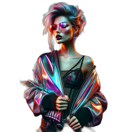 jacket, dress, face, umbrella transparent PNG cut-out
