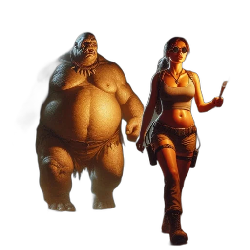 concept art, 3d render, fantasy art, photorealistic transparent PNG cut-out