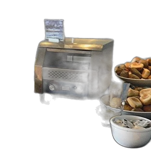 food, 3d render, toaster, oven transparent PNG cut-out