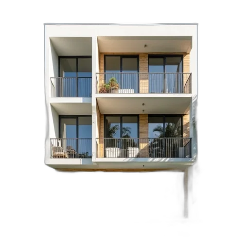 building, furniture, 3d render, photorealistic transparent PNG cut-out