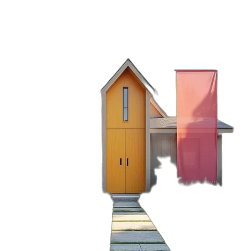 building, furniture, umbrella, face transparent PNG cut-out