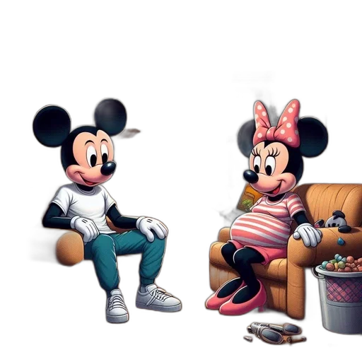 furniture, concept art, 3d render, cartoon transparent PNG cut-out