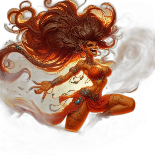 hair, concept art, fantasy art, comic book art transparent PNG cut-out