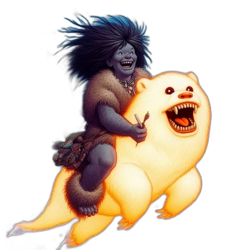 creature, animal, concept art, fantasy art transparent PNG cut-out