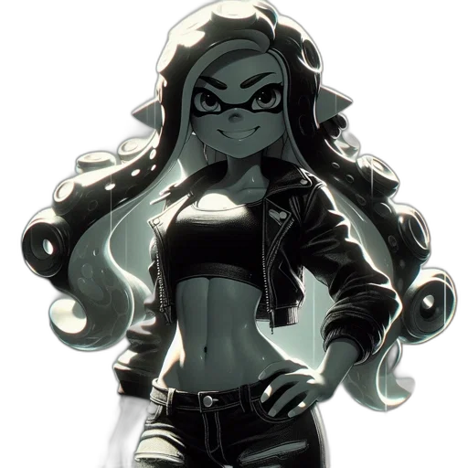 jacket, mask, weapon, dress transparent PNG cut-out