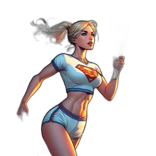 comic book art, concept art, fantasy art, cartoon transparent PNG cut-out