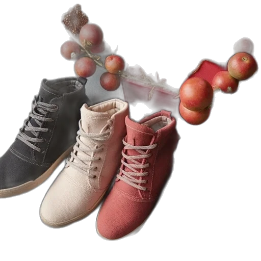 shoes, 3d render, earth tones, old transparent PNG cut-out