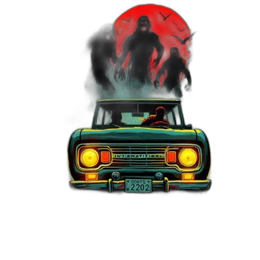 car, concept art, pixel art, fantasy art transparent PNG cut-out