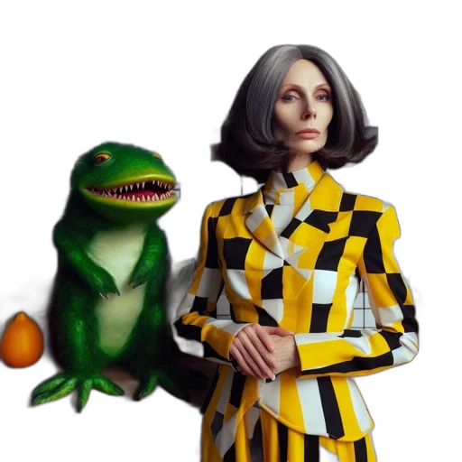 dress, dragon, robot, creature transparent PNG cut-out