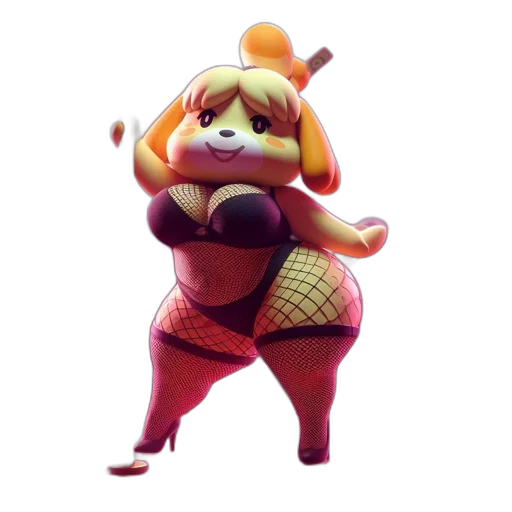 dress, animal, creature, staff transparent PNG cut-out