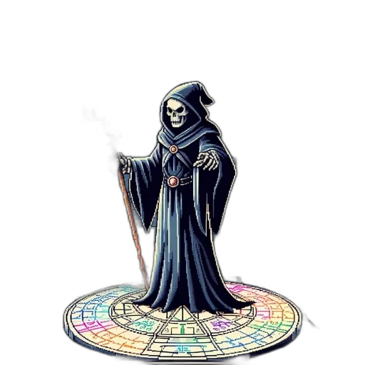 staff, concept art, fantasy art, pixel art transparent PNG cut-out