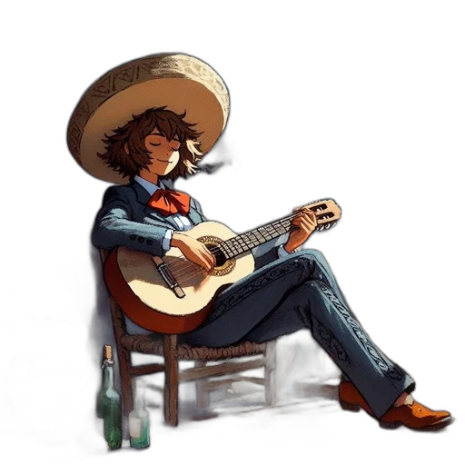 hat, jacket, concept art, watercolor transparent PNG cut-out
