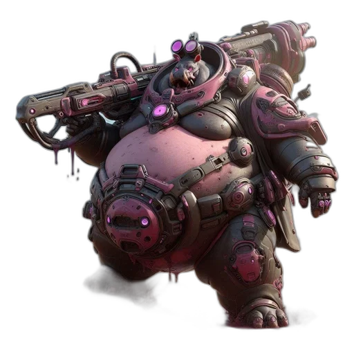 weapon, creature, robot, animal transparent PNG cut-out